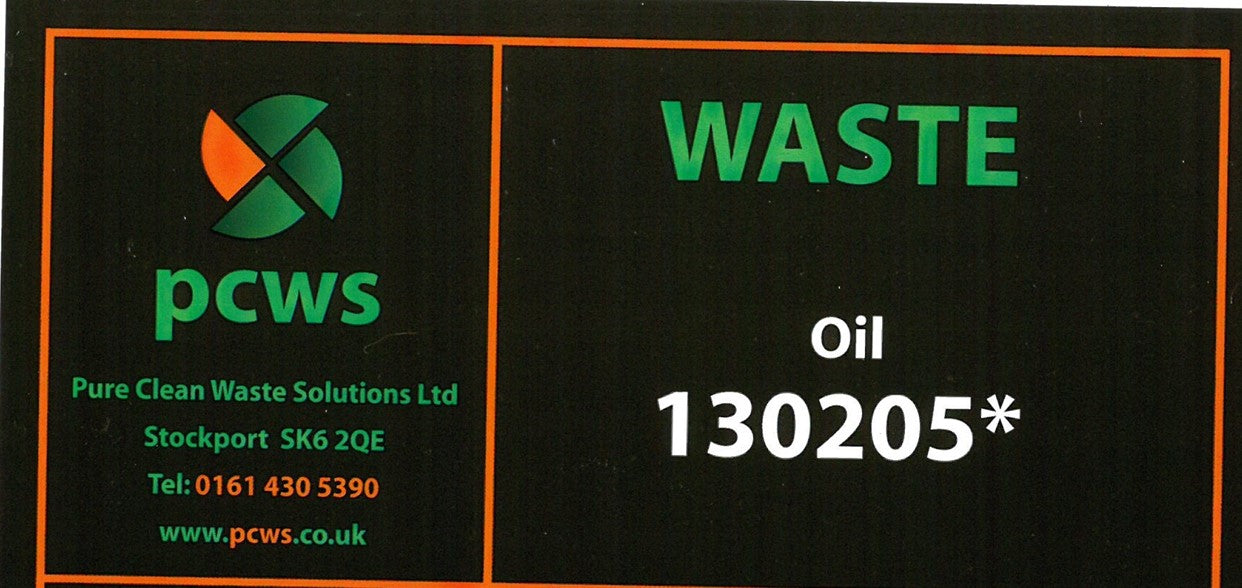 Waste Oil (Container Exchange) PCWS