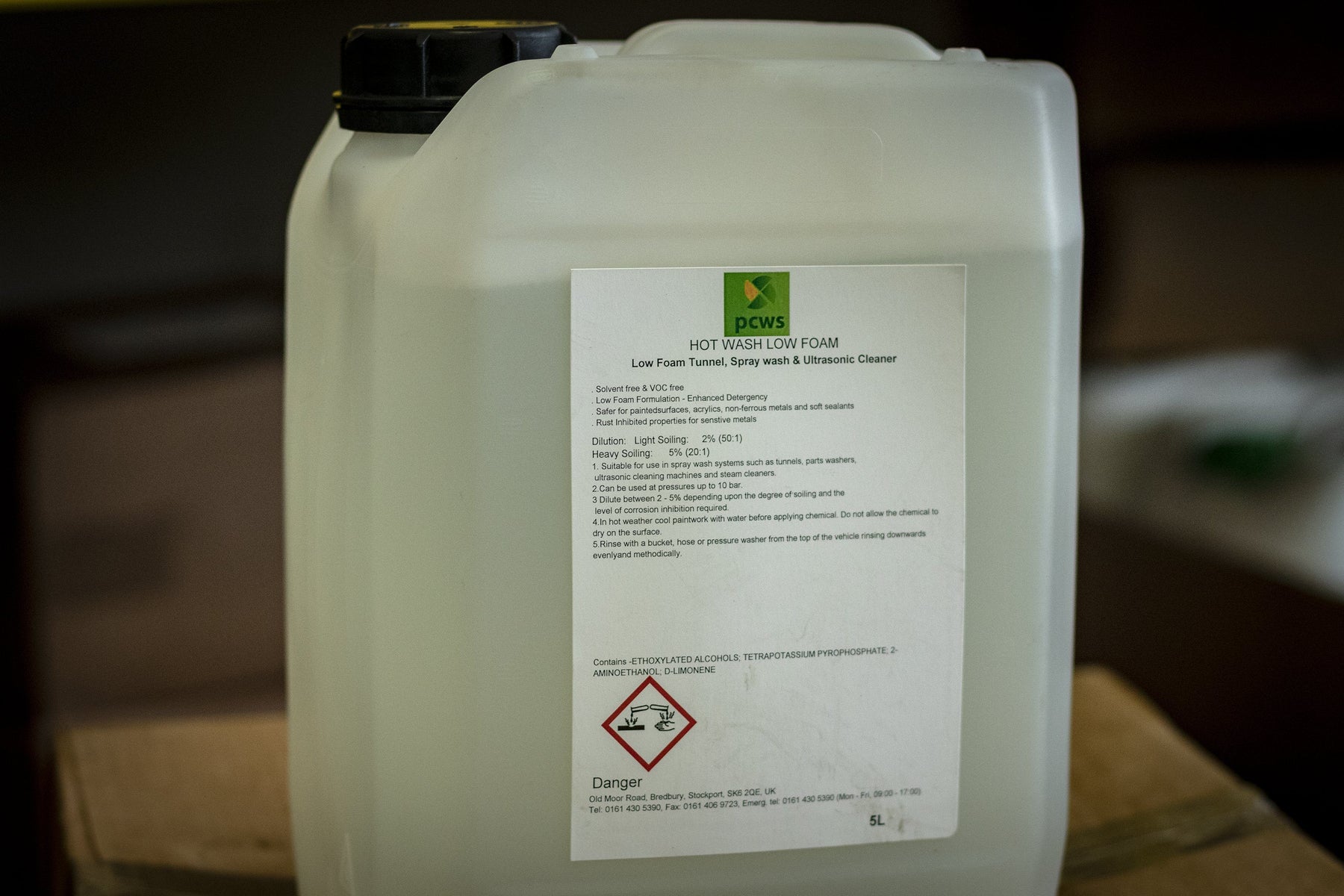 Hot Wash Low Foam PCWS